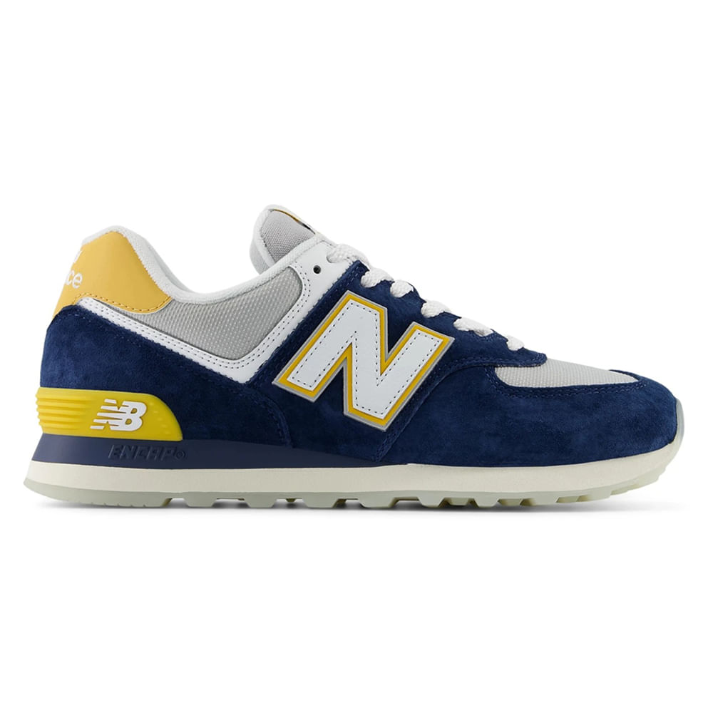 Zapato New Balance 574 deportivo casual classics azul para hombre