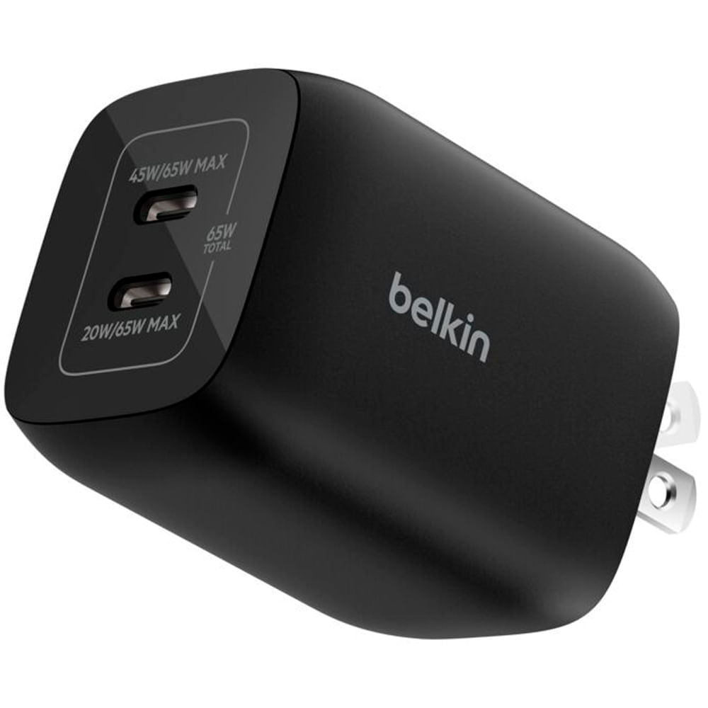 Cargador de pared dual USB-C de 65 W para Nintendo Switch 2