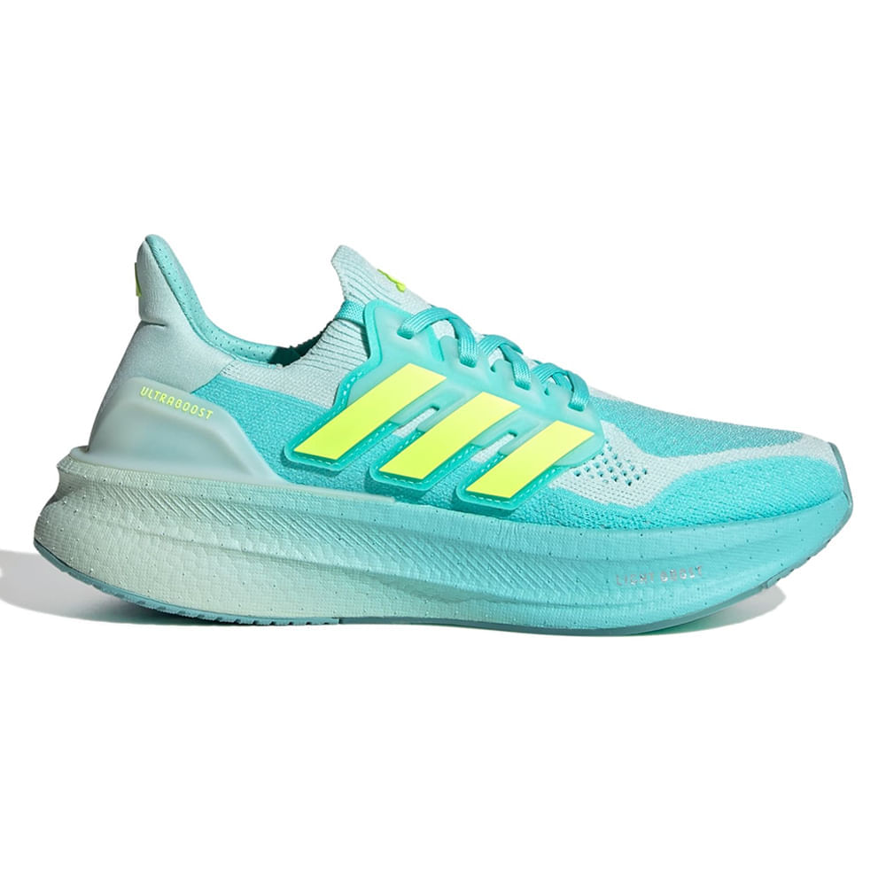 Zapato Adidas Ultraboost 5 running color turquesa para mujer