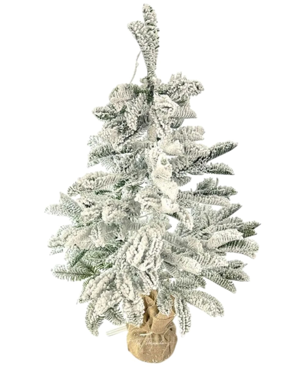 Árbol navideño nevado de mesa 50 cm