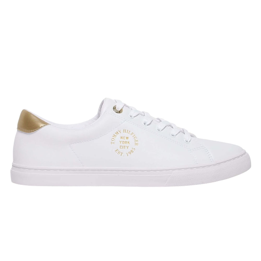 Zapato casual Tommy Hilfiger Gold color blanco para mujer