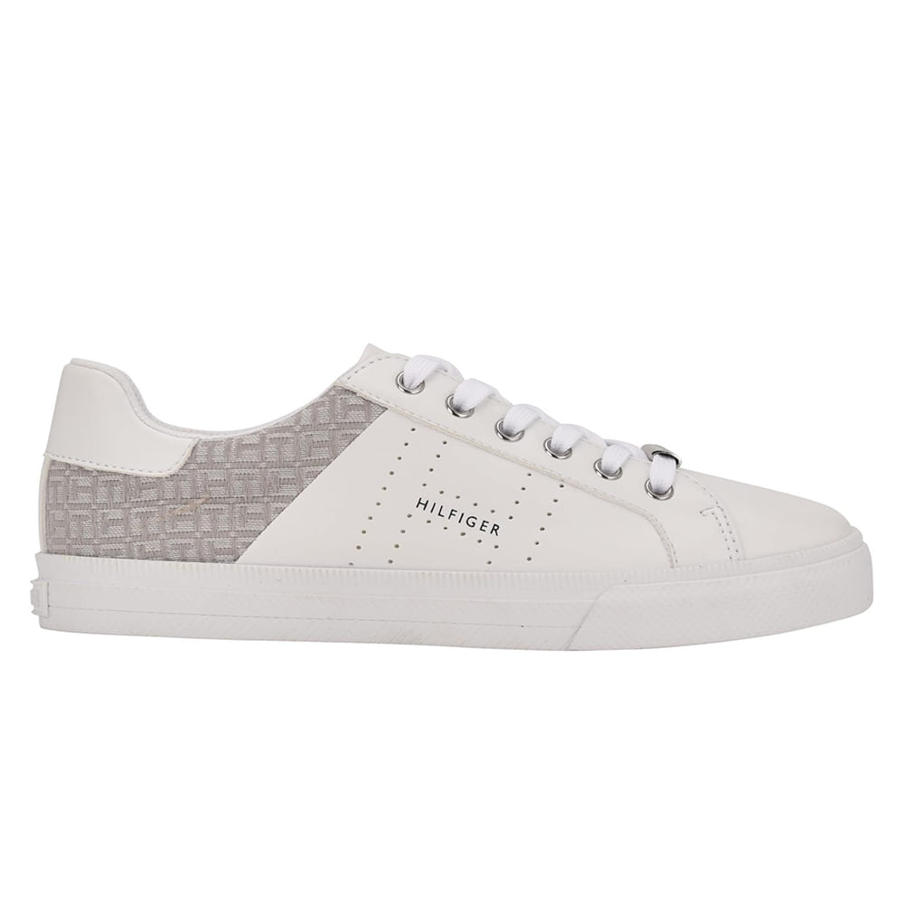 Zapato casual Tommy Hilfiger Twlorio color blanco/gris para mujer