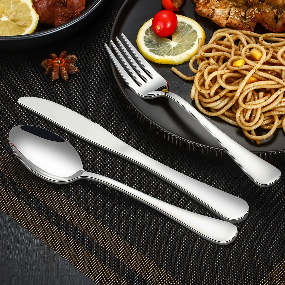 Set de cubiertos de acero inoxidable 20 piezas Gibson