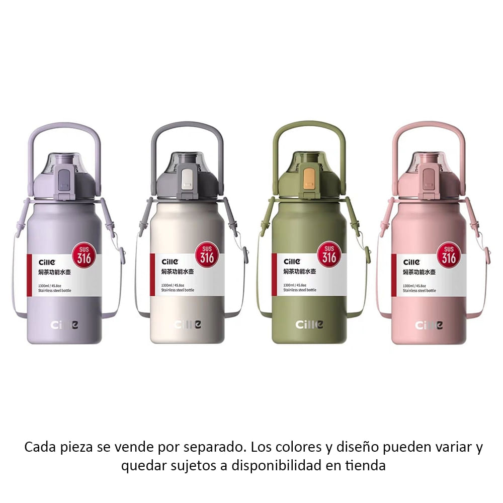 Termo surtido Detalles de acero inoxidable 1.6 litros (1 pieza)