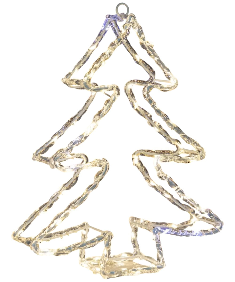 Figura de luz  con forma de árbol 28 x 4.5 x 33 cm