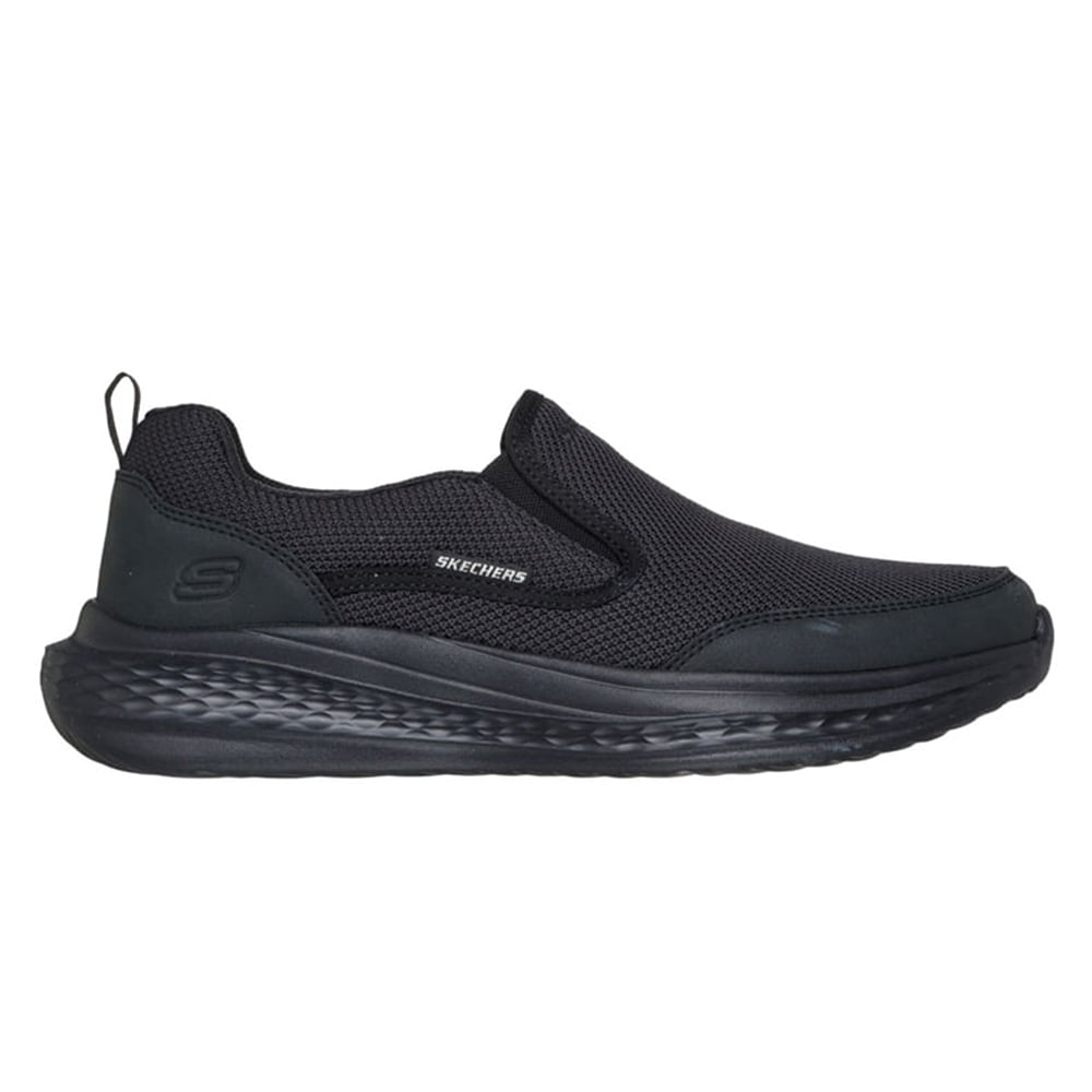 Zapato deportivo casual Skechers negro para hombre