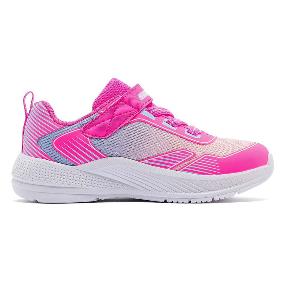 Zapato deportivo casual Skechers rosa para niña bebé