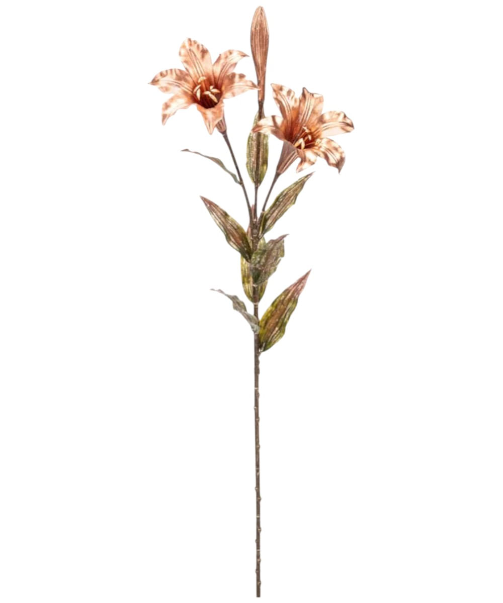 Rama decorativa con lirios 72 cm