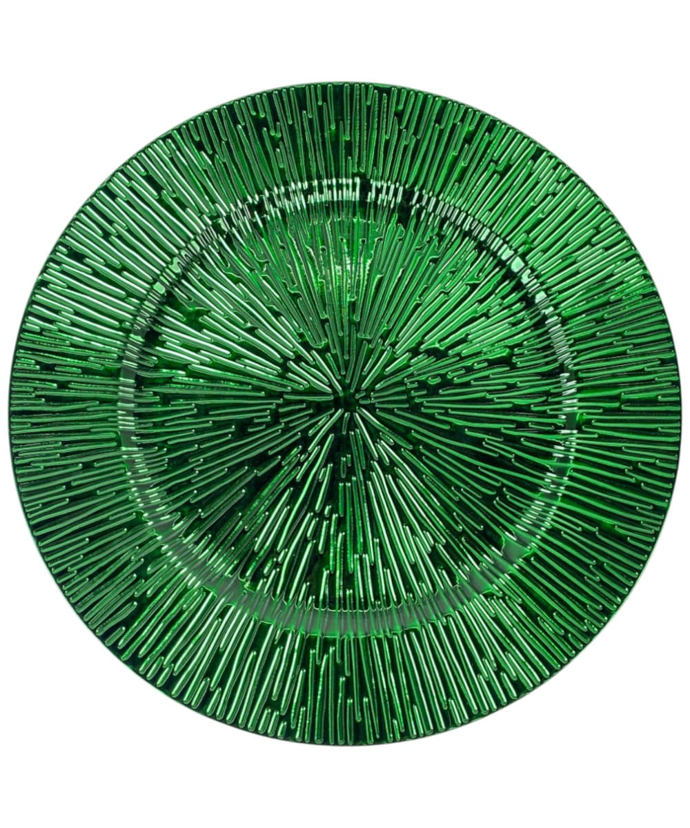 Portaplato decorativo verde 33 x 33 x 2 cm