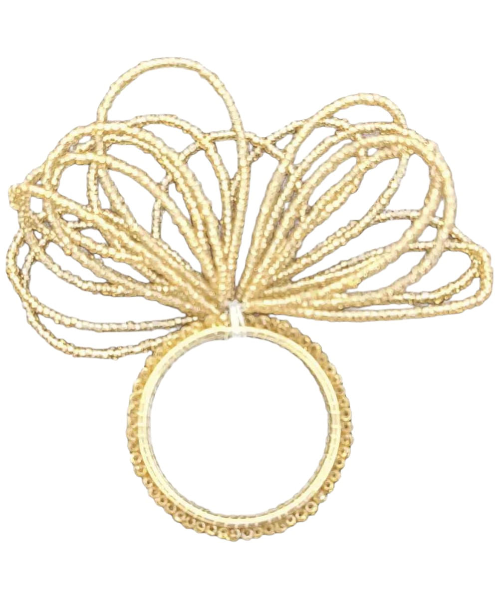 Set de 4 anillos para servilletas 6 x 5 x 5 cm