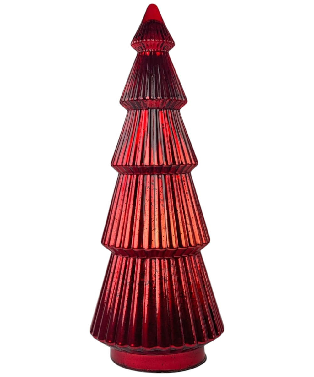 Árbol de mesa decorativo rojo 20 x 20 x 54 cm