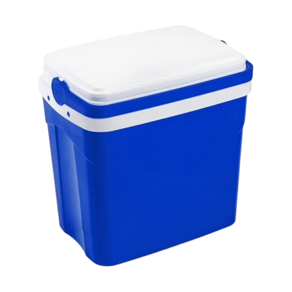 Hielera cooler Alaska con capacidad de 35 litros, 36 latas, color Azul