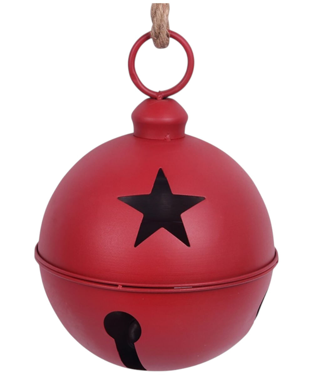 Cascabel navideño rojo 30 x 30 x 57 cm