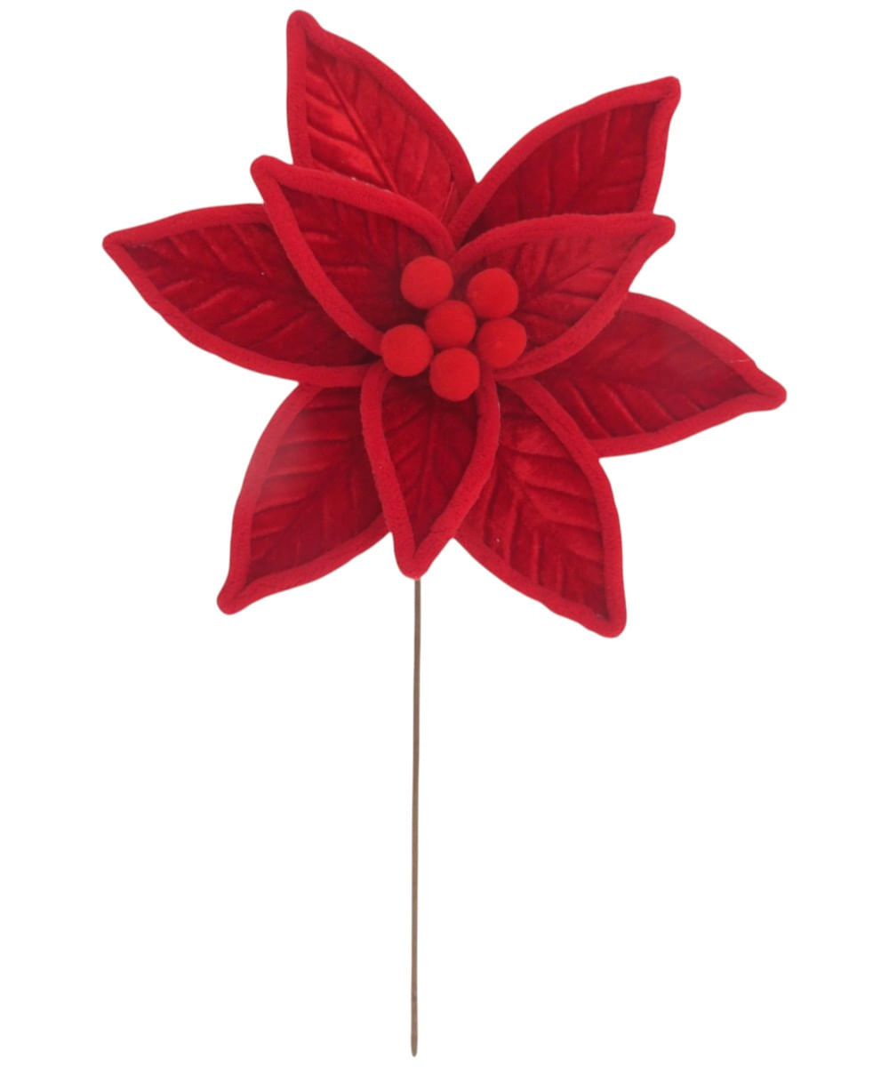 Pascua terciopelo roja 28 x 45 cm