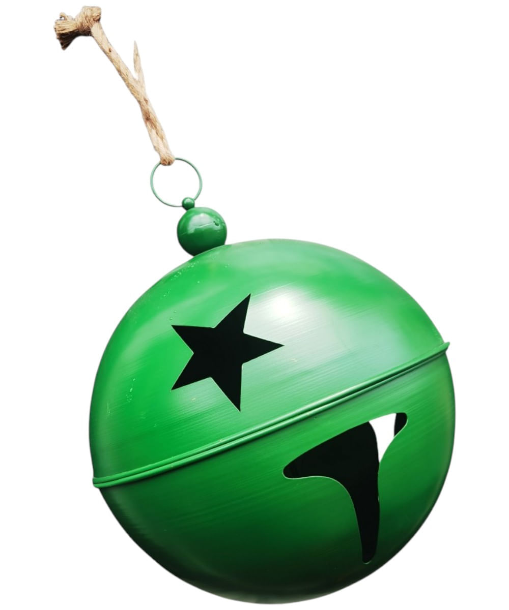 Cascabel navideño verde 30 x 30 x 57 cm