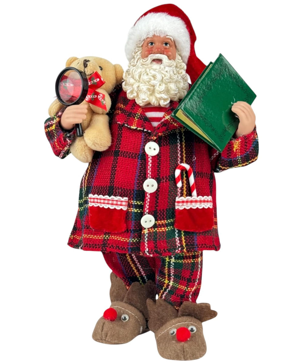 Santa Claus con pijamas 16 x 9 x 28 cm