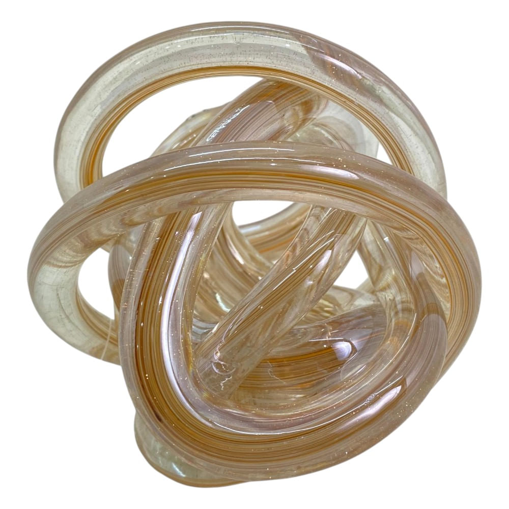 Nudo decorativo de vidrio 10 cm