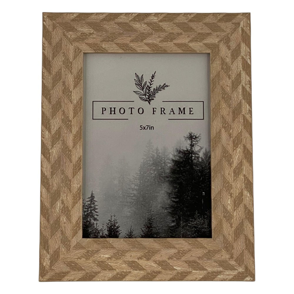 Portarretrato con marco de madera 23.5x18.5 cm