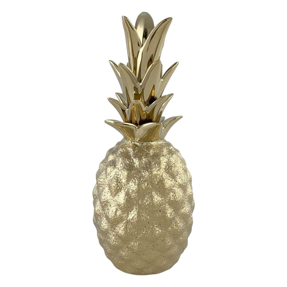 Figura decorativa de piña 7x18.5 cm