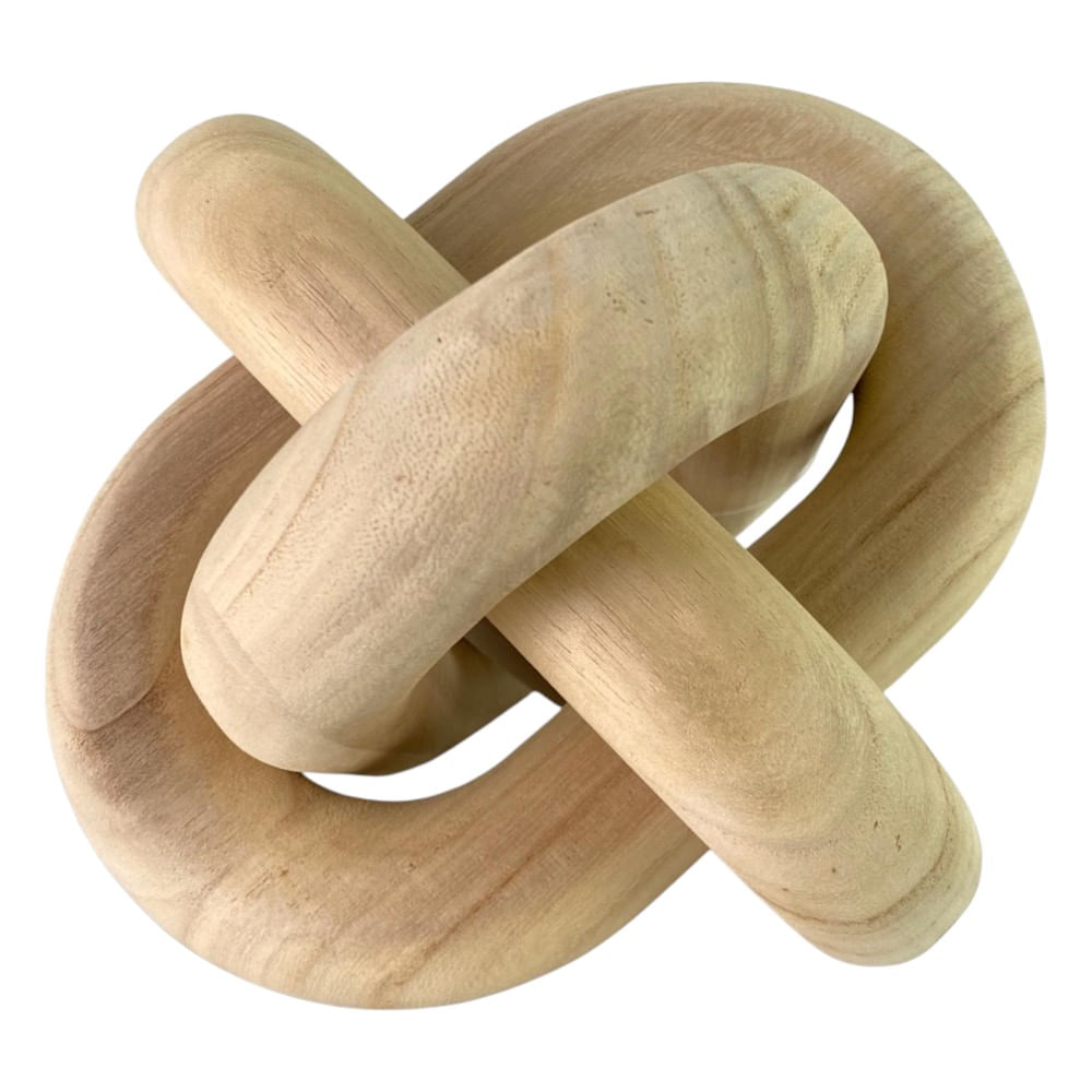 Nudo decorativo de madera 20 cm