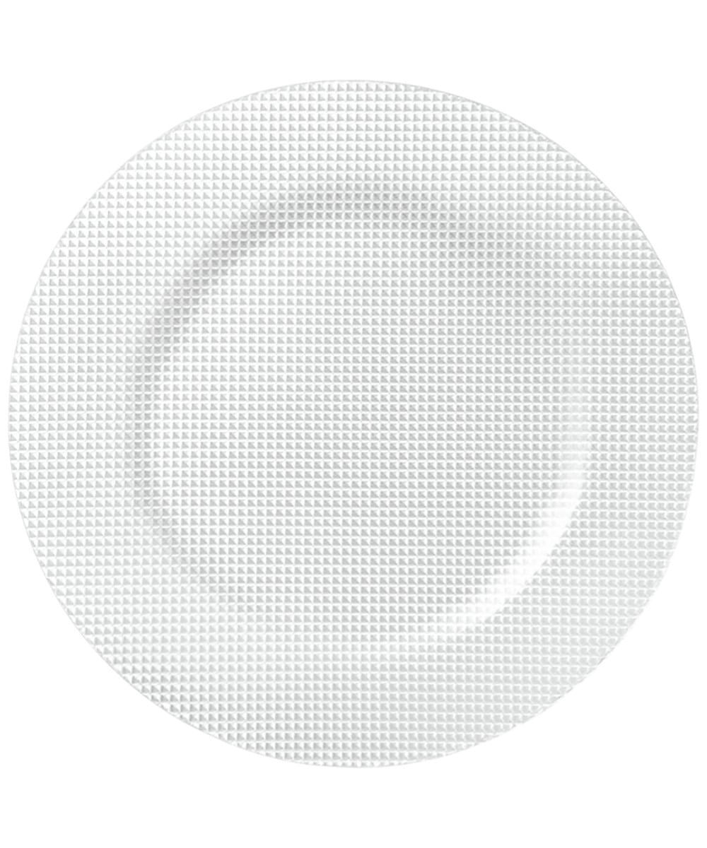 Portaplato de vidrio gris 30 cm