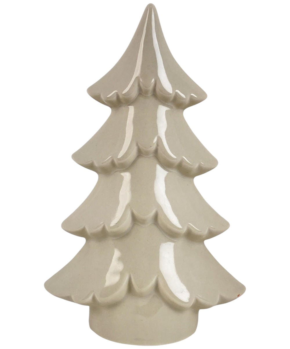 Árbol de mesa decorativo champagne 11.7 x 6.2 x 18.8 cm