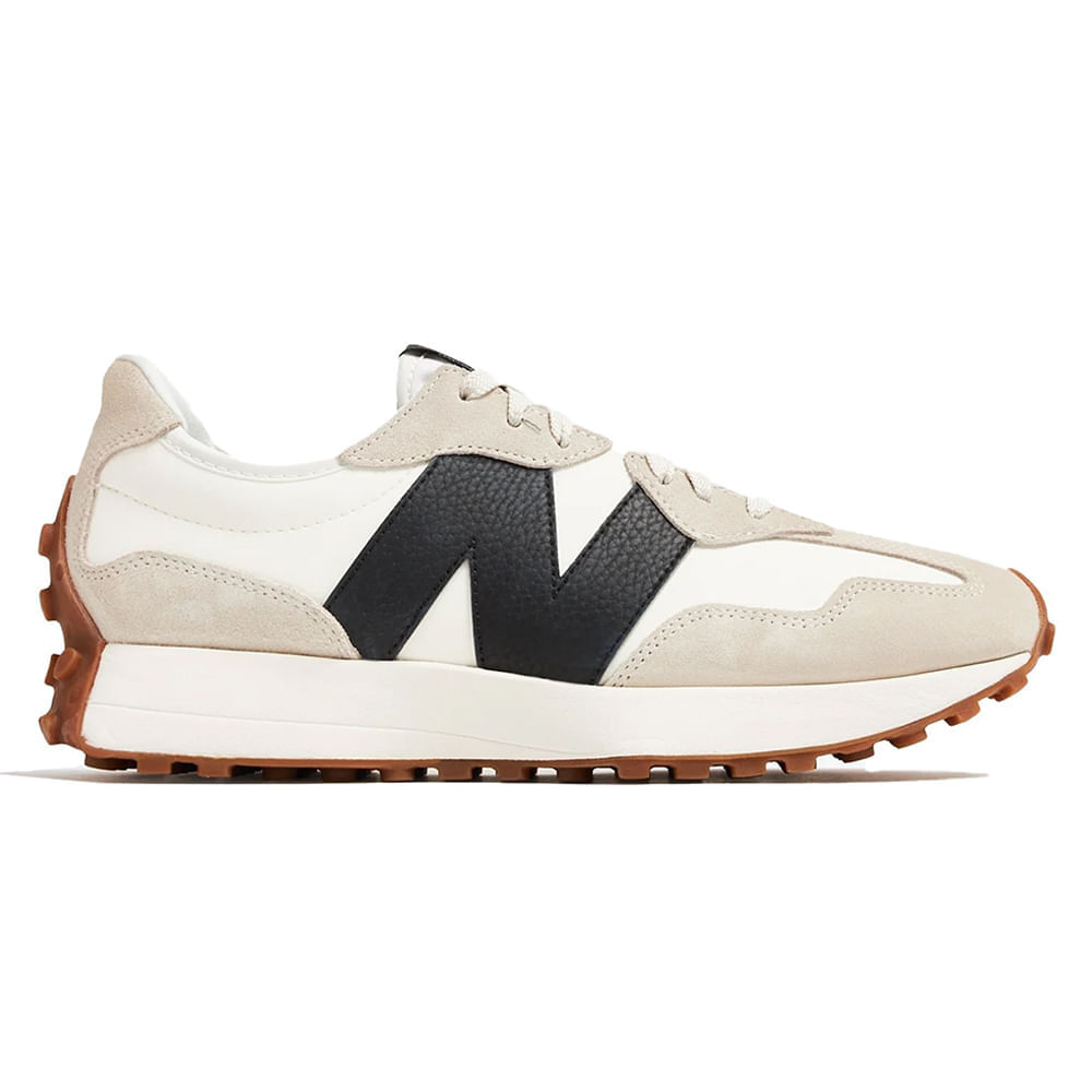 Zapato New Balance 327 casual color beige/negro para mujer
