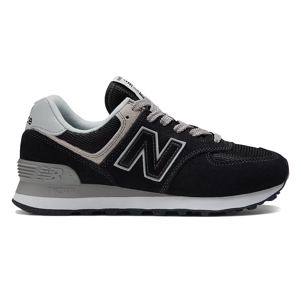 Zapato New Balance 574  casual color negro para mujer