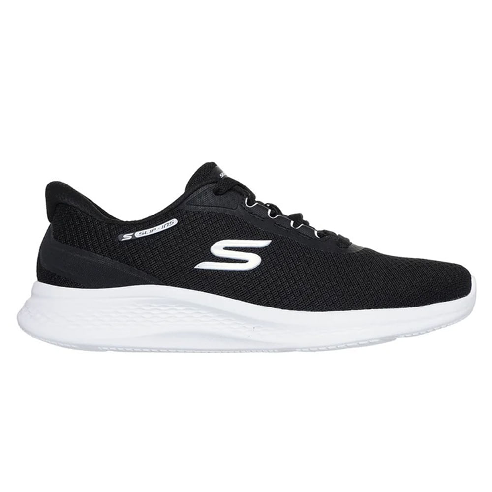 Zapato deportivo casual Skechers Lite color negro para mujer