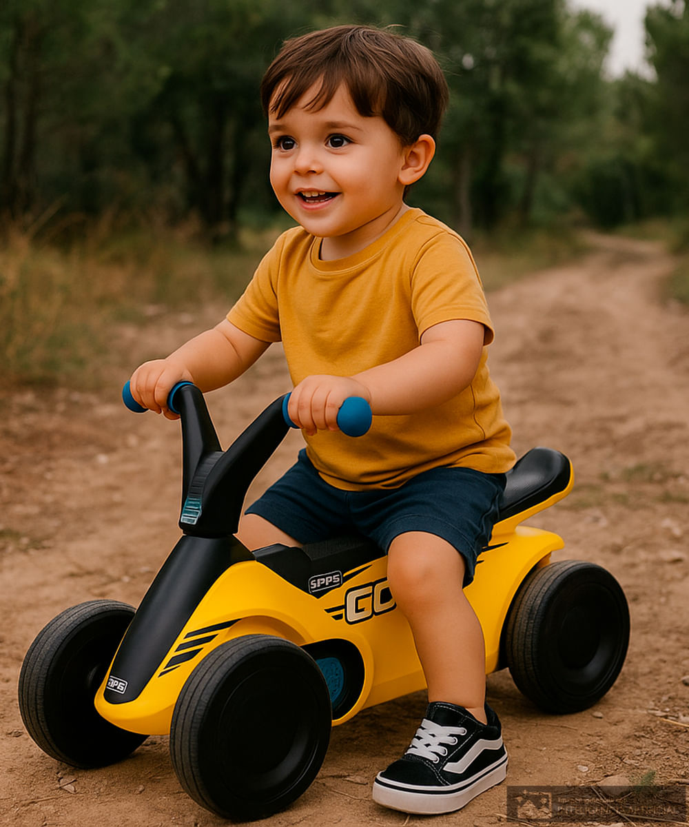 Carrito Sparx a pedal y correpasillo 2 en 1 Berg