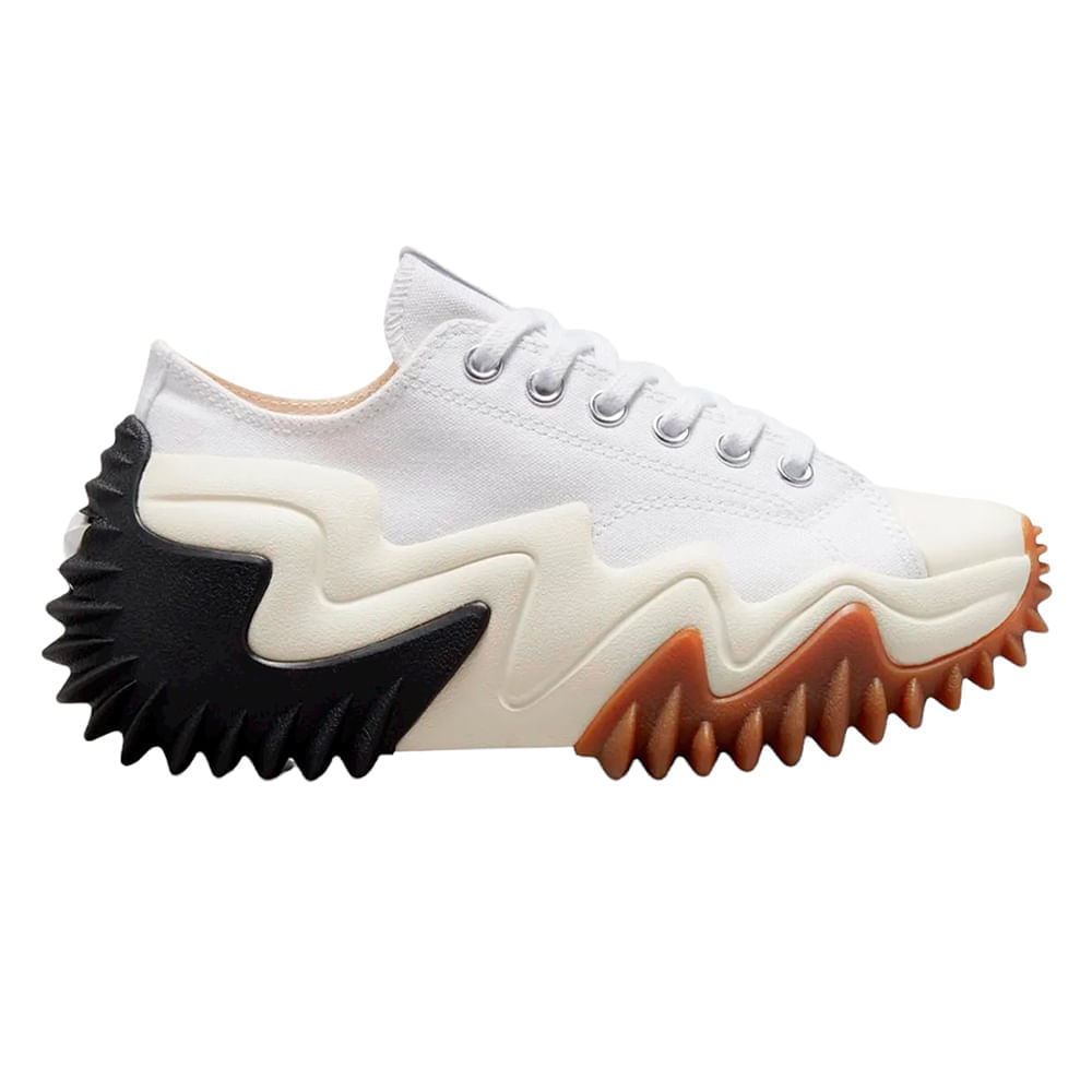 Zapato deportivo casual Converse Run Star Motion blanco/negro para mujer