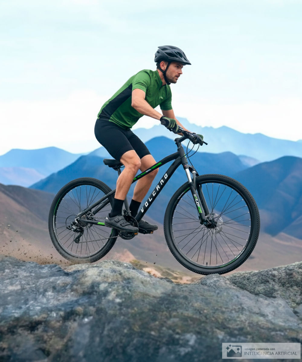 Bicicleta Volcano rin #29 negro