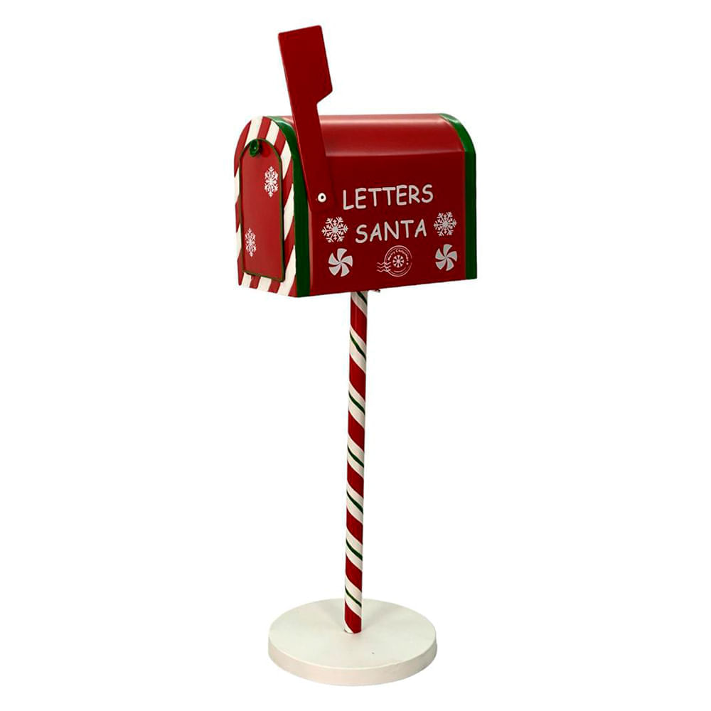 Buzón navideño decorativo con base 31 x 89 cm