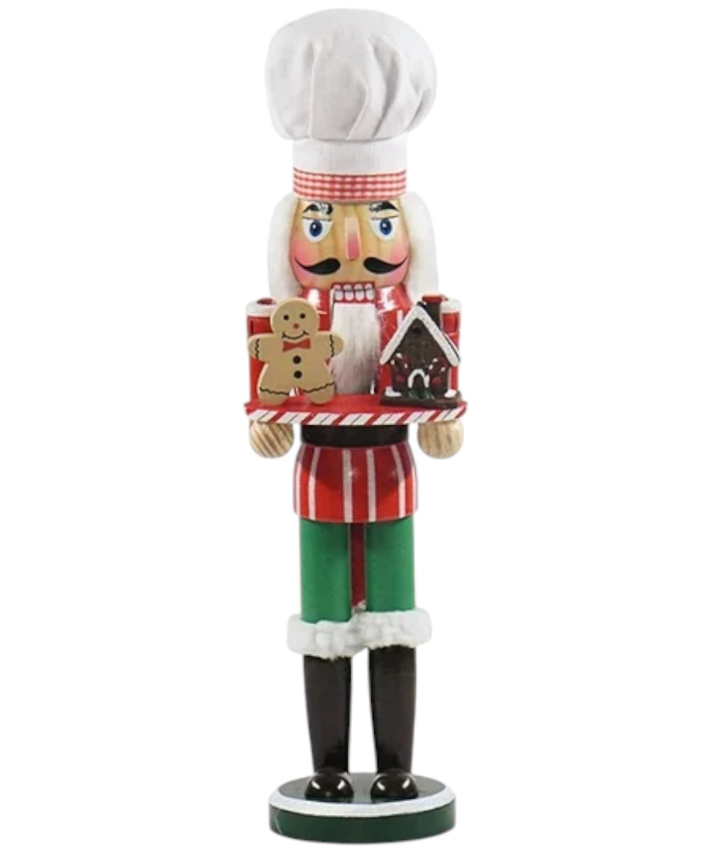 Cascanueces con casas de jengibre 10 x 9 x 38 cm