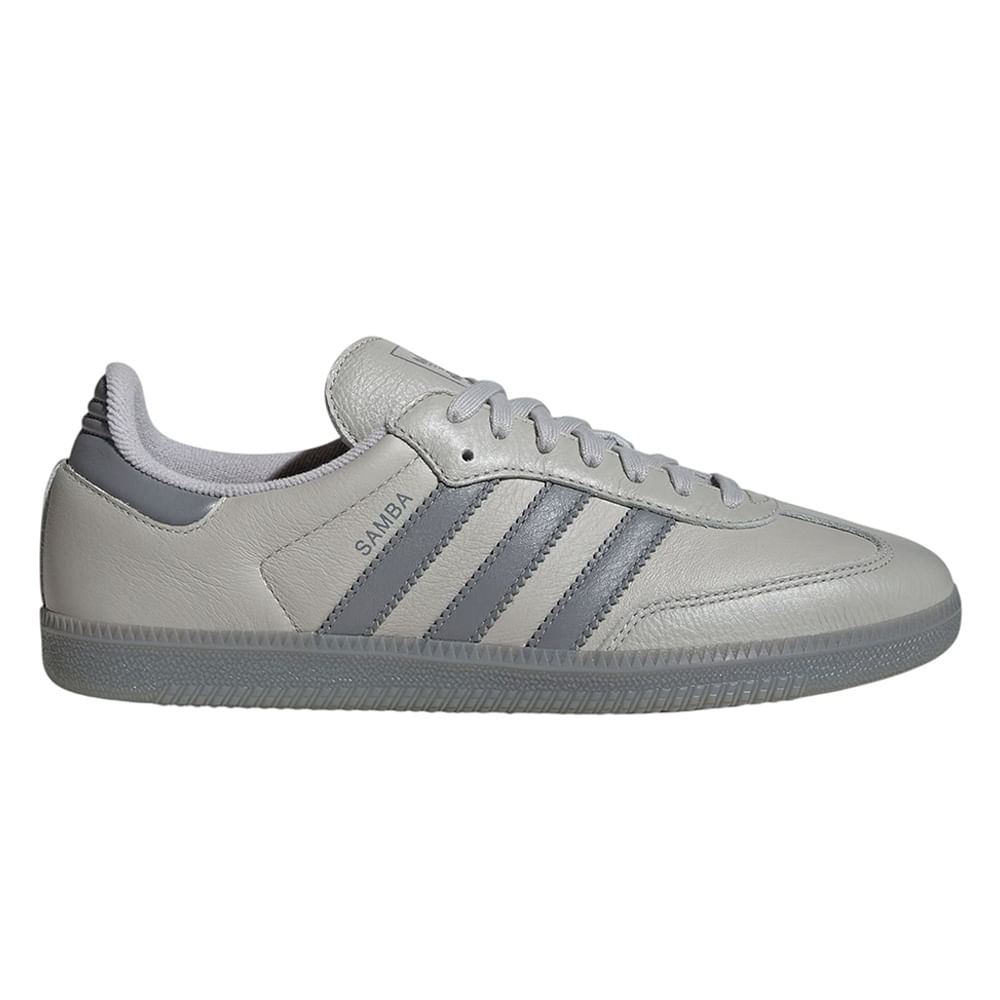 Calzado Adidas Samba deportivo gris para hombre