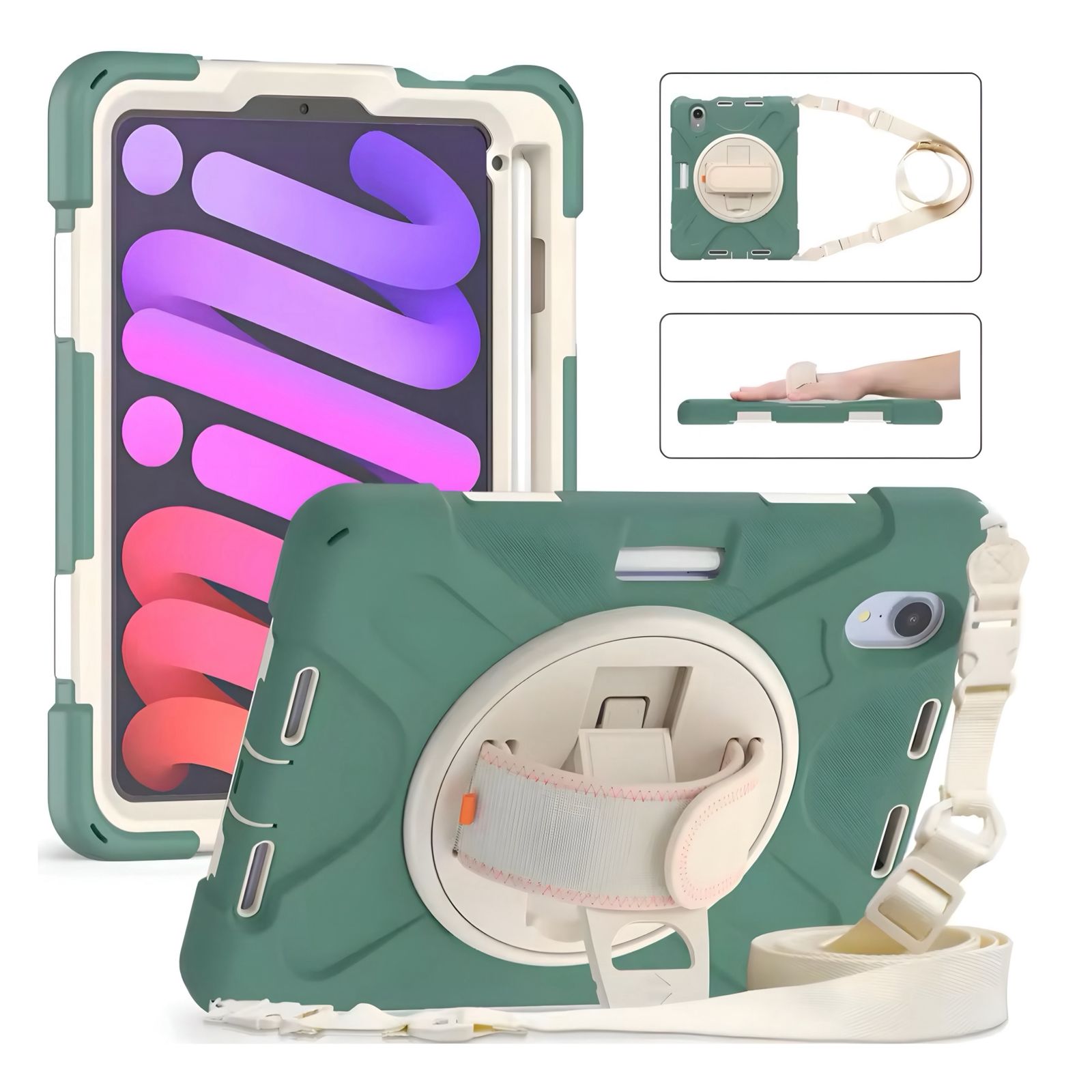 Case para Apple iPad case verde esmeralda para iPad Air 11 y Air4 10.9