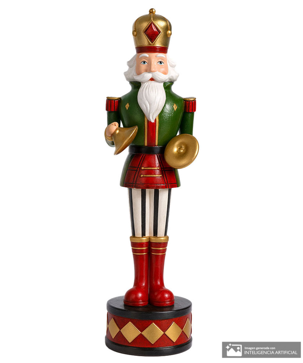 Cascanueces verde con platillos 8.5 x 5.8 x 25.5 cm