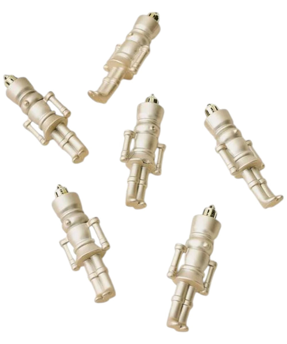 Set de 6 adornos para árbol champagne 26 x 2.60 x 11.30 cm