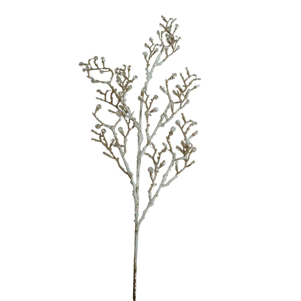 Rama decorativa nevada 81 x 20 cm