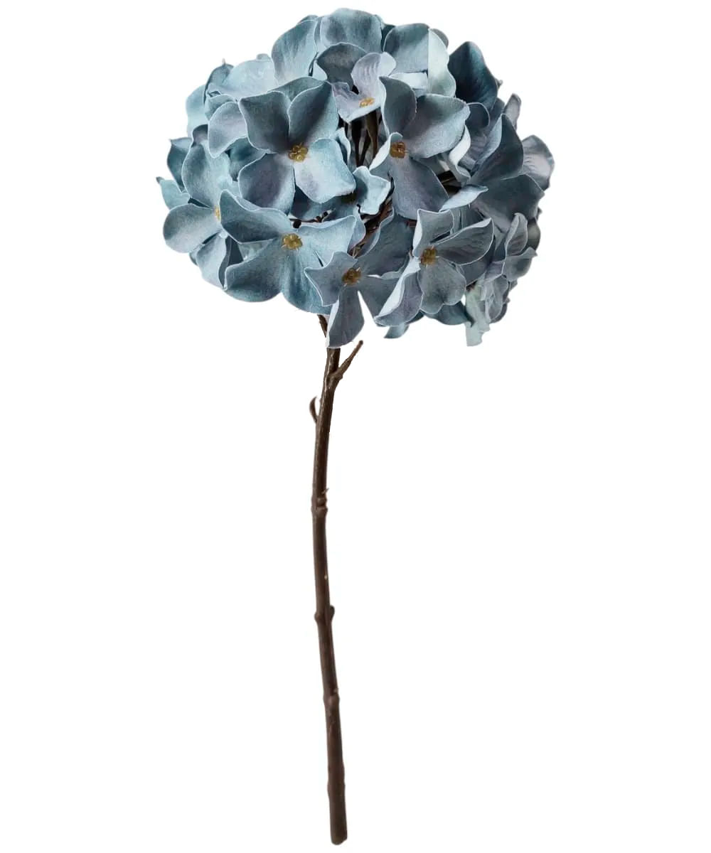 Hortensia terciopelo celeste 13 cm x h32 cm