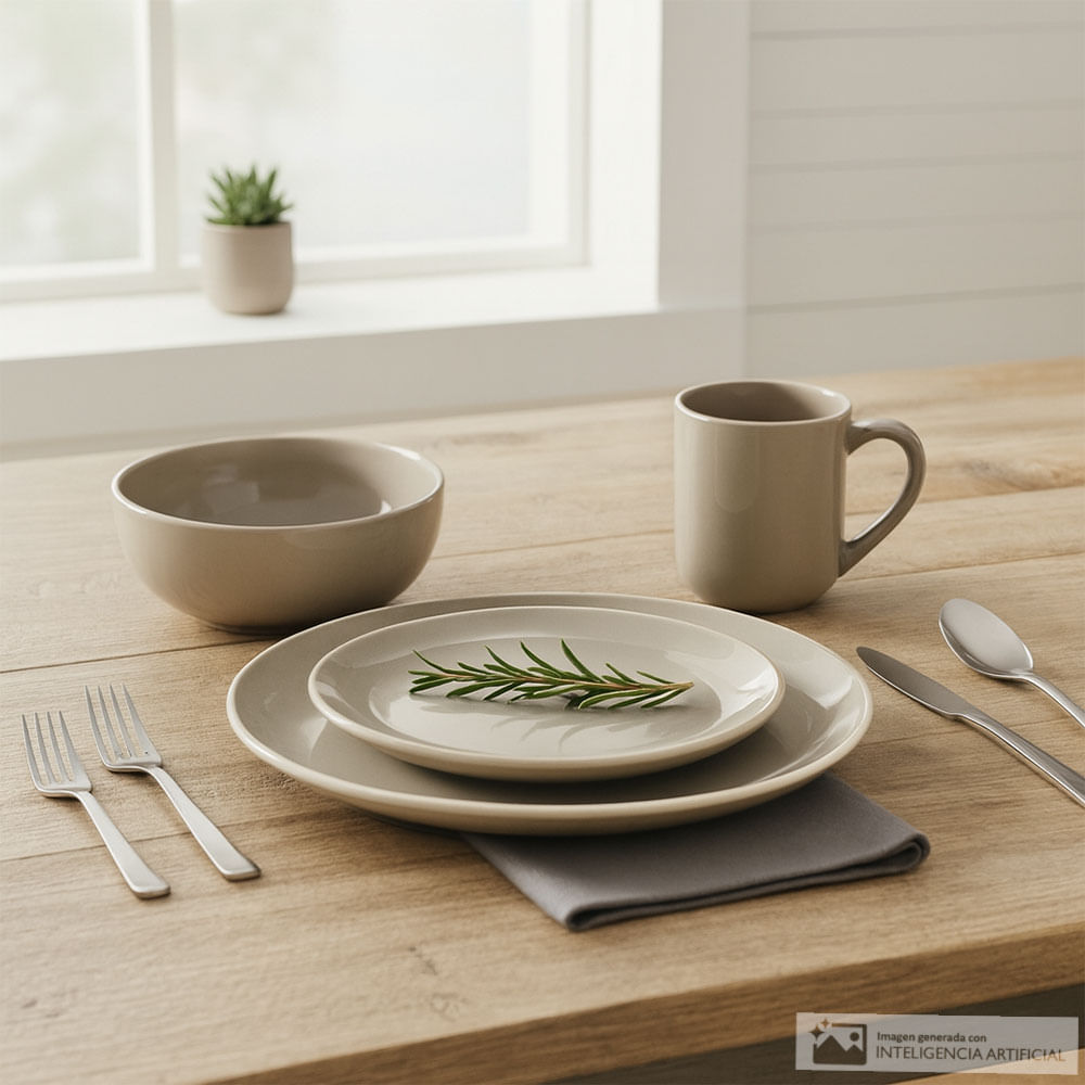 Vajilla Chef Essence hove de cerámica 16 piezas