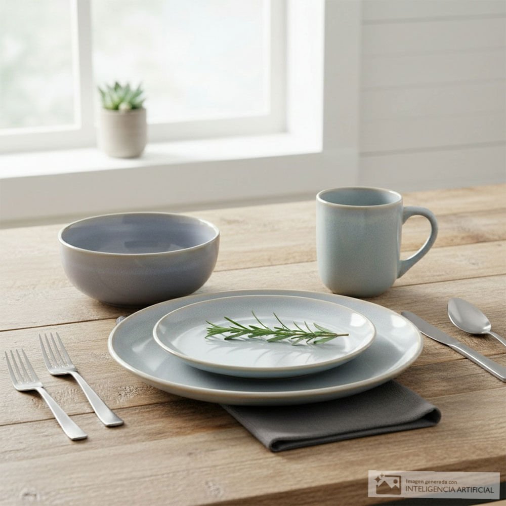 Vajilla Chef Essence mason de cerámica 16 piezas