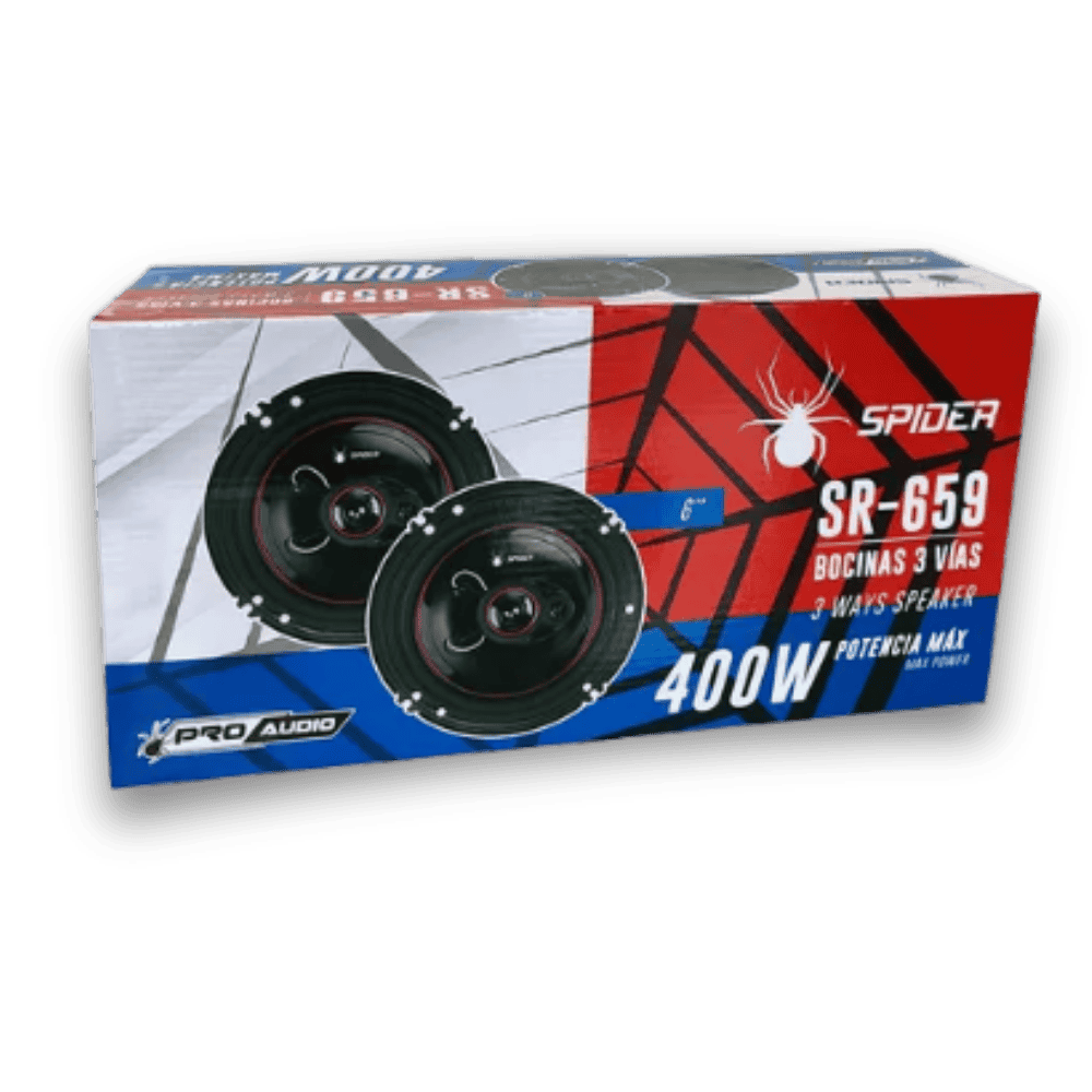 Bocinas Spider de 3 vías