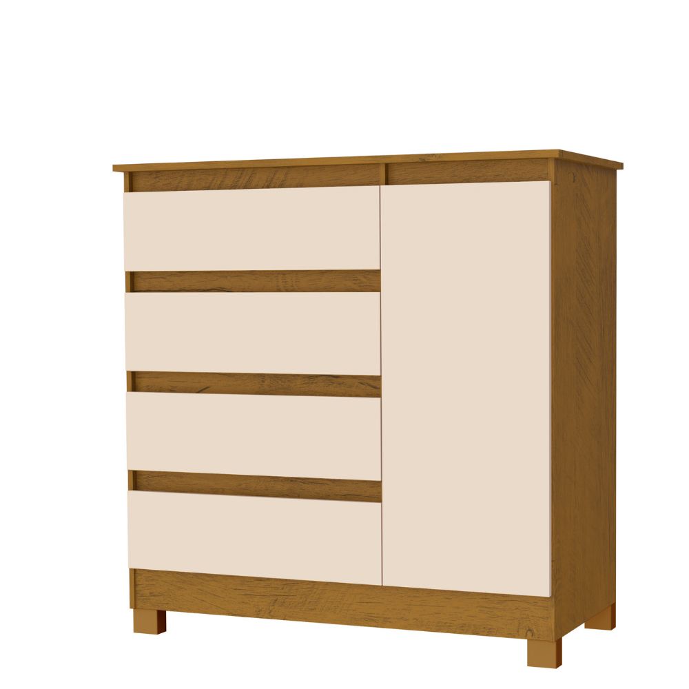 Gavetero Milao 4 cajones 1 puerta