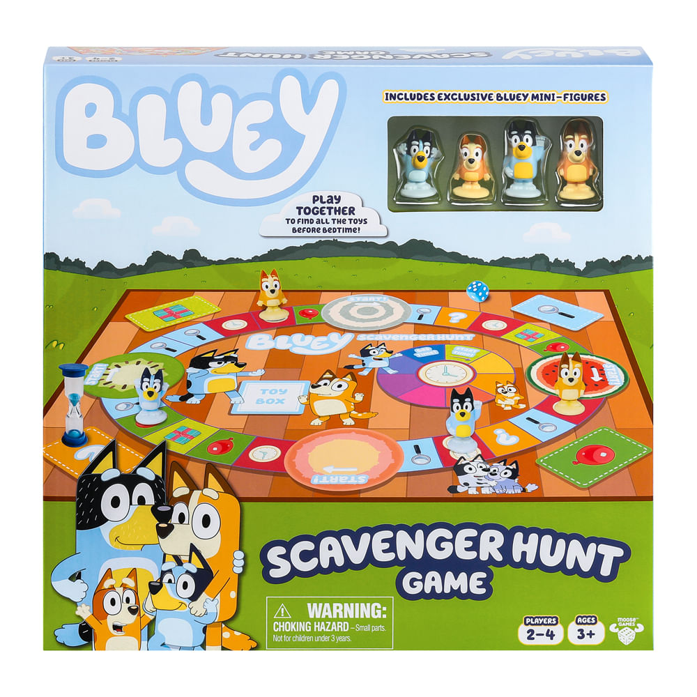 Games Bluey búsqueda del tesoro juego de mesa