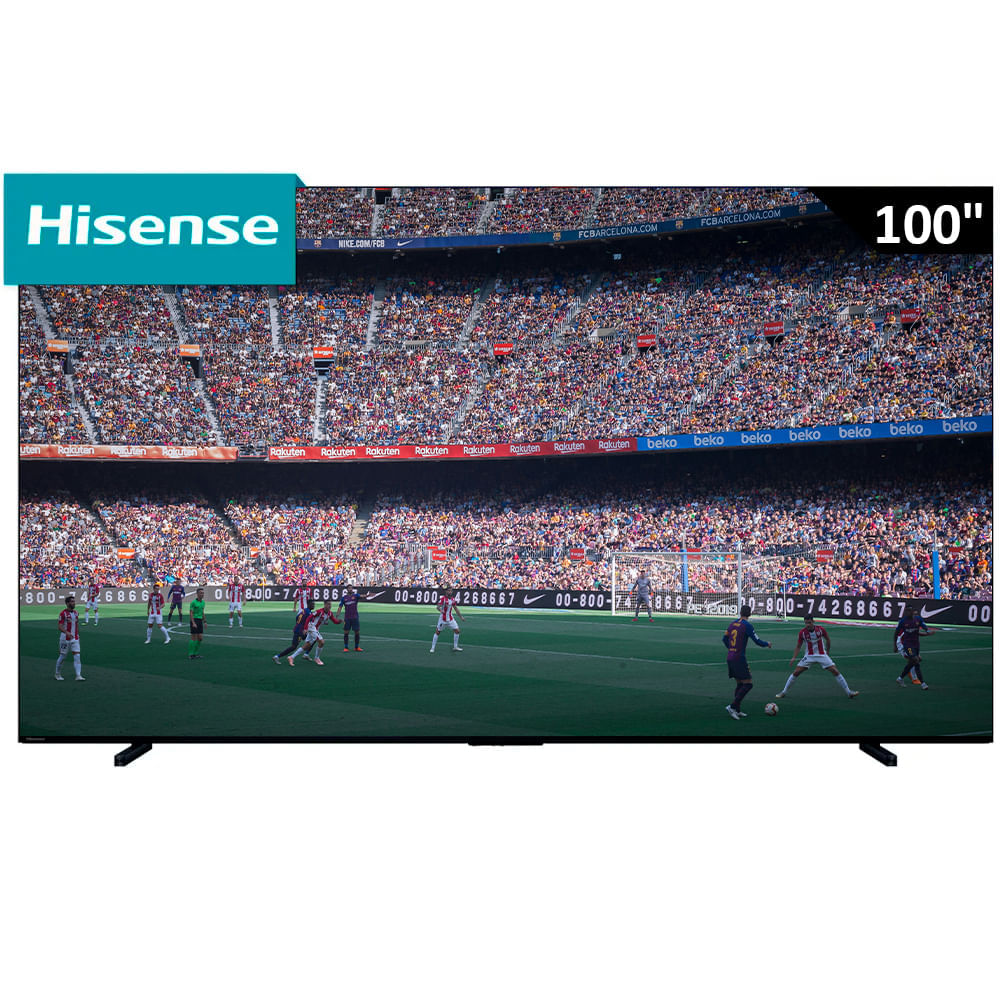 Pantalla Hisense 100" (254 cm) QLED UHD 4K HDR10+ 100QD7N
