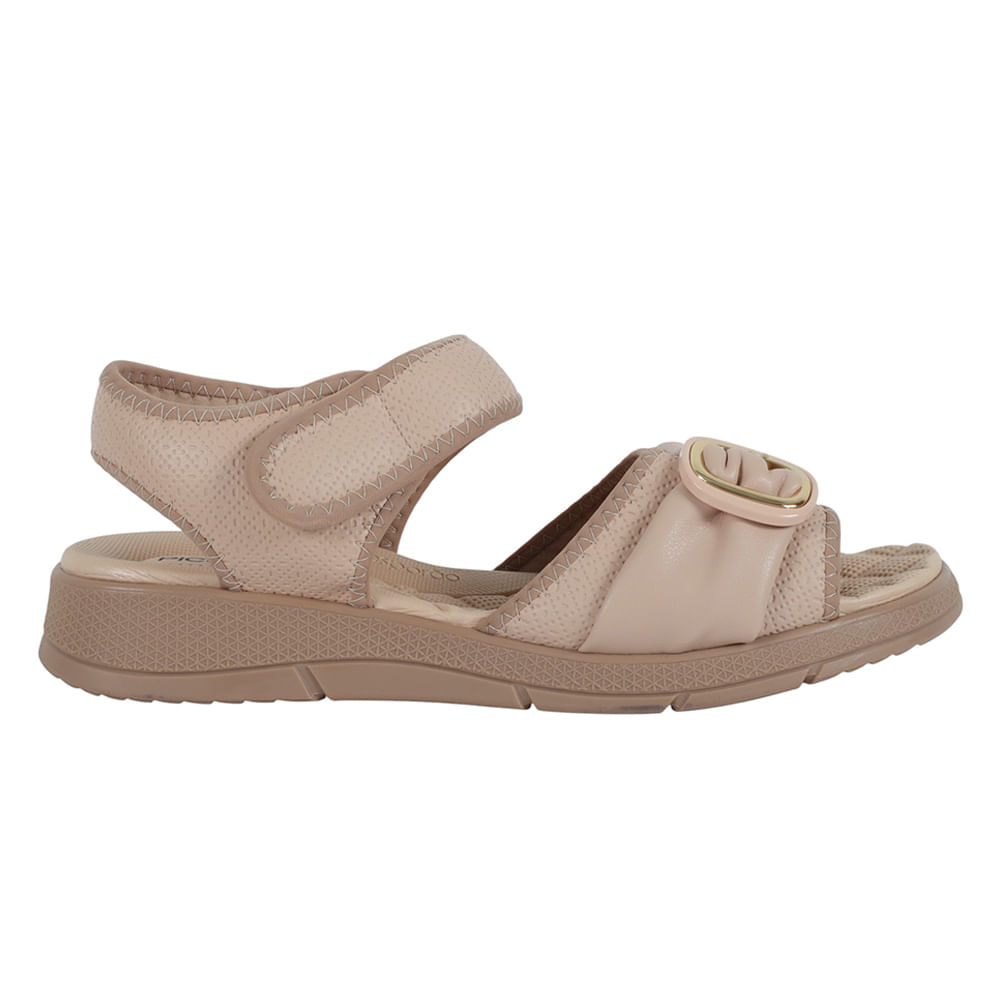 Sandalia casual Piccadilly color beige para mujer