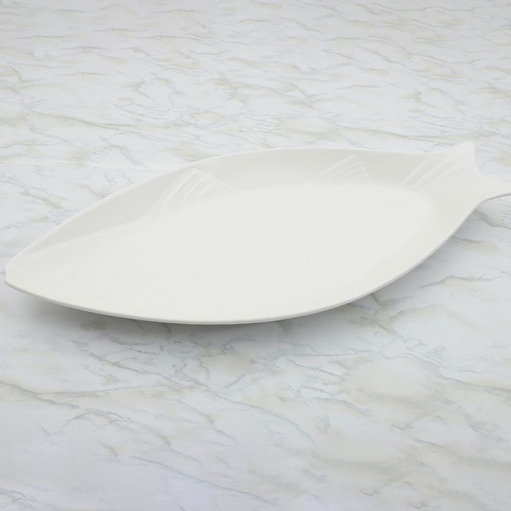 Plato Mako para servir de porcelana 56x26.5 cm