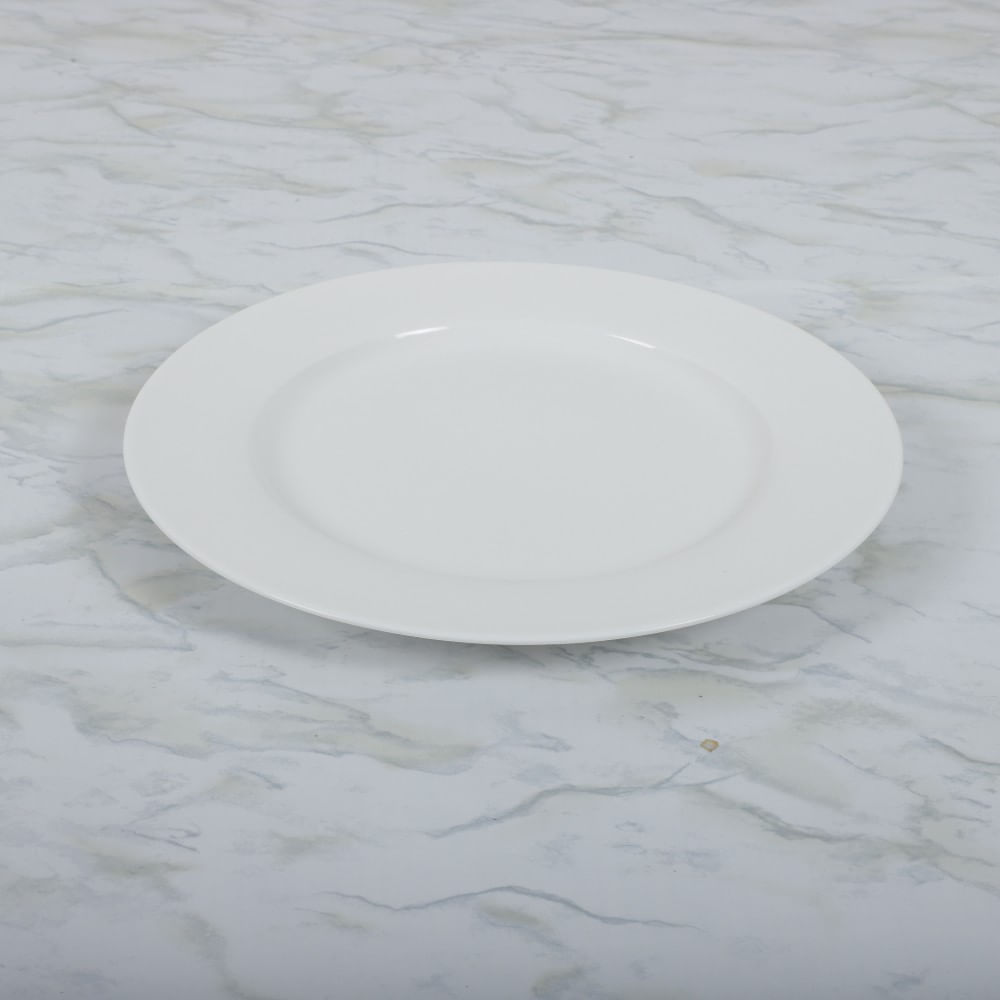 Set de 4 platos de porcelana 28 cm