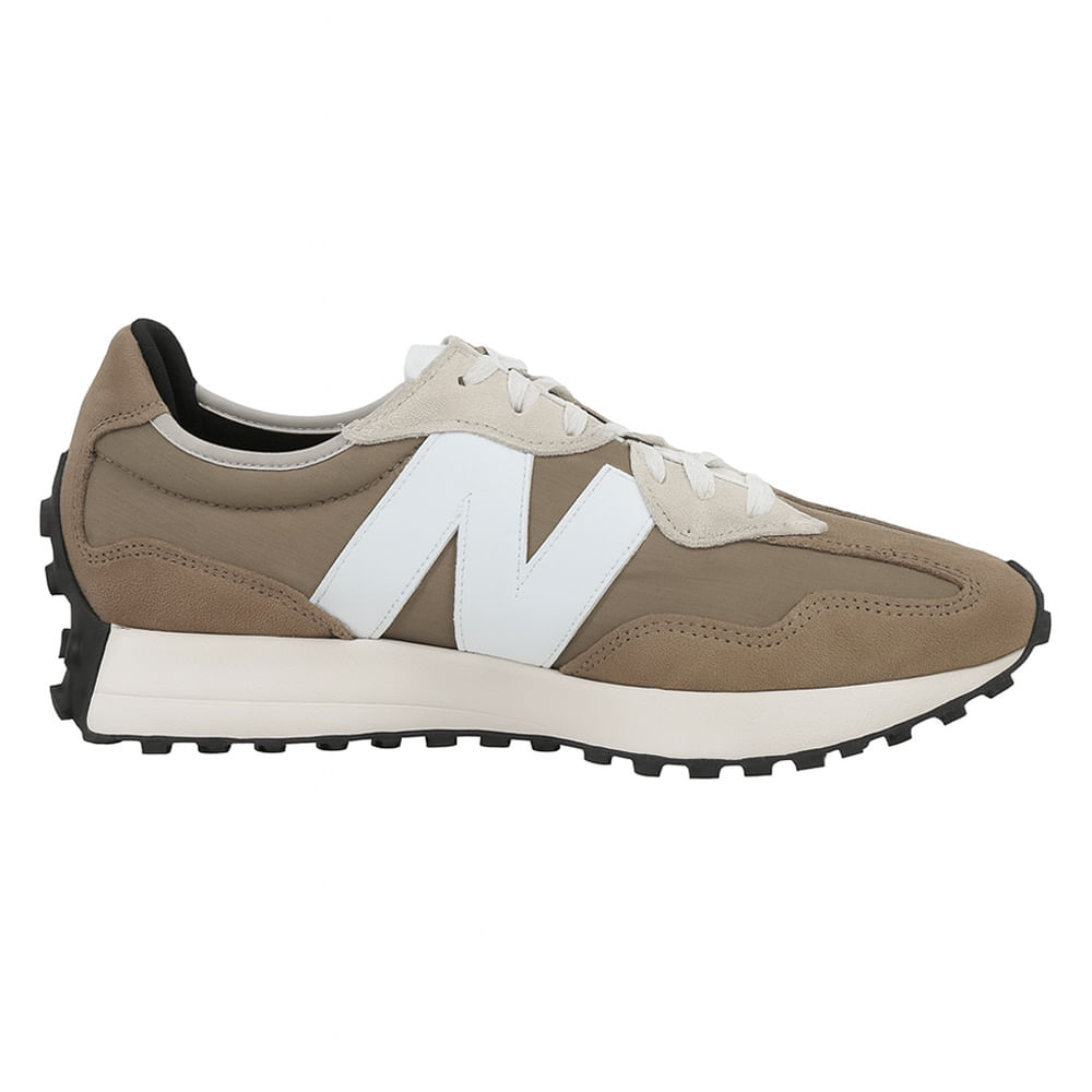 Zapato New Balance 327 deportivo casual café para hombre